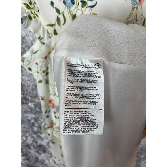 Clockhouse Dress Women's Large Floral Ruffle Garden Cottagecore Fairycore Twee - Picture 7 of 14